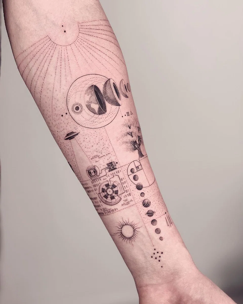 8 ideas fantásticas de tatuajes en pareja · Grisáceos Ink, image size:960x1200